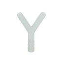 Y-Stück Schlauchverbinder aus PVDF 10 mm