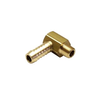 Einschraubwinkeltülle M10x1,0 Ø 9mm, Messing