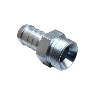 Einschraubtülle M22x1,5 Ø 14-15mm, 60°, Stahl verzinkt