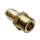 Einschraubtülle M24x1,5 Ø 19mm, Messing