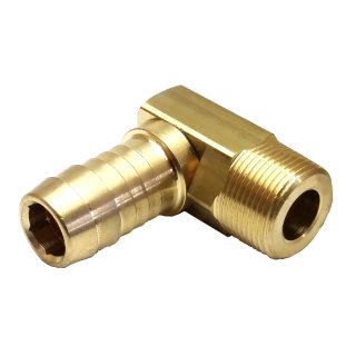 Einschraubwinkeltülle M24x1,5 Ø 19mm, Messing