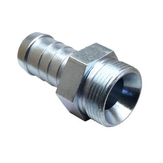 Einschraubtülle M30x1,5 Ø 21-22mm, 60°, Stahl verzinkt