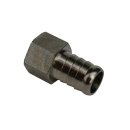 Aufschraubtülle 3/8"x 13 mm Messing vernickelt