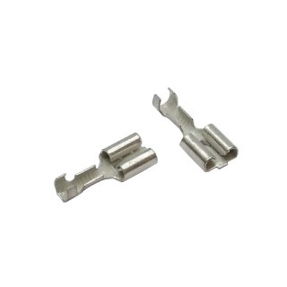 Flachsteckhülse blank 6,3 x 0,8 mm für Kabelquerschnitt 0,5 - 1,0 mm²