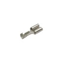 Flachsteckhülse blank 6,3 x 0,8 mm für Kabelquerschnitt 0,5 - 1,0 mm²