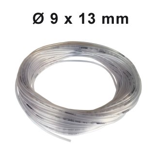 1x 25 Meter PVC Schlauch, transparent Ø 9 x 13 mm