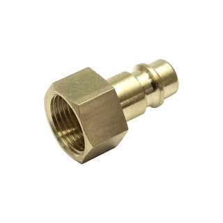 Kupplungsstecker (NW7,2) Messing (IG) 1/4"