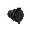 Dual USB-Einbausteckdose 12 bis 24 Volt - 2,1A, blau beleuchtet