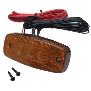 LED Seitenmarkierungsleuchte orange 9 bis 36 Volt