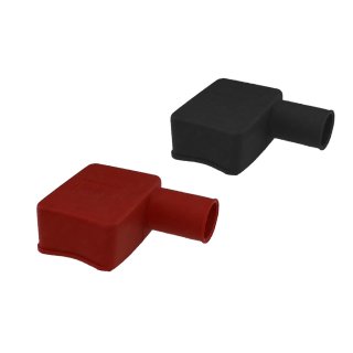 Gummischutzkappe für Batteriepolklemmen links, rot und schwarz
