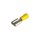 Flachsteckhülse gelb 9,5 x 1,2 mm, teilisoliert