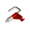 Bügelklemme rot, 2 - 15 mm