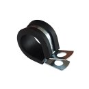 Rohrschelle Metall, gummiert Ø 17,5 mm
