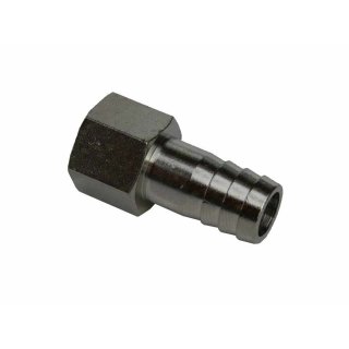 Aufschraubtülle 1/4"x13 mm Messing vernickelt