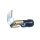 Flachsteckverteiler blau 6,3 x 0,8 mm, teilisoliert
