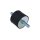 Gummi-Metall-Puffer 30x25mm, mit Gewindestift beidseitig M8x23