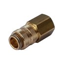 Kupplungsdosen mit Innengewinde, NW5 G 1/8", Messing